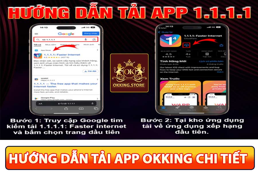 Thao tác tải app okking chi tiết nhất